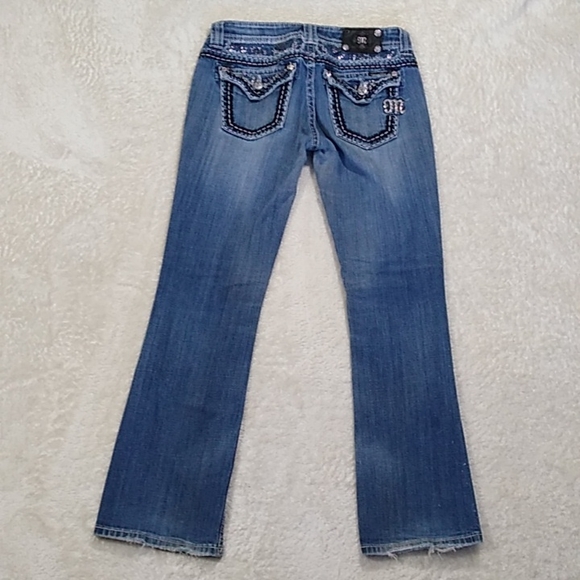 Miss Me Jeans size 28 Boot Cut Distressed - Picture 4 of 15